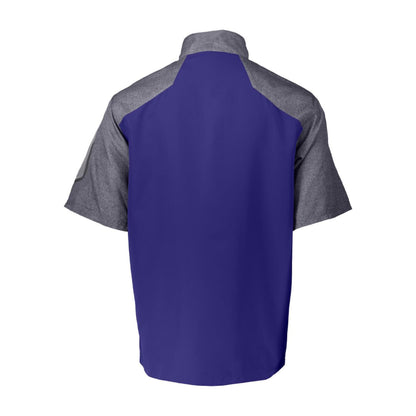 Holloway Men's Standard Raider Short Sleeve Pullover, Purple, X-Large