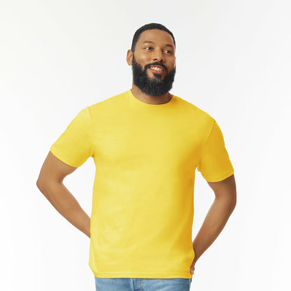 Gildan Softstyle Cotton T-Shirt, Style G64000, Multipack, Daisy (2-Pack), Small