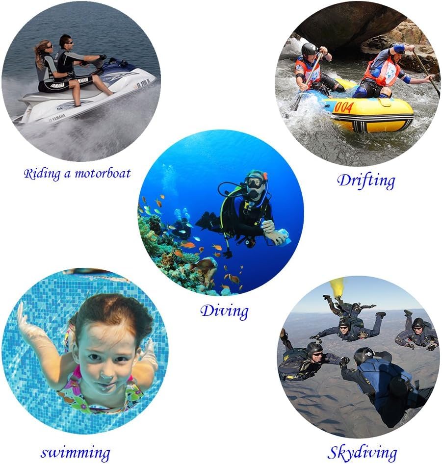 Suptig Replacement Waterproof Case Protective Housing for GoPro Hero 4, Hero 3+, Hero 3 Accessories Action Camera for Underwater Use - Water Resistant up to 147ft (45m)