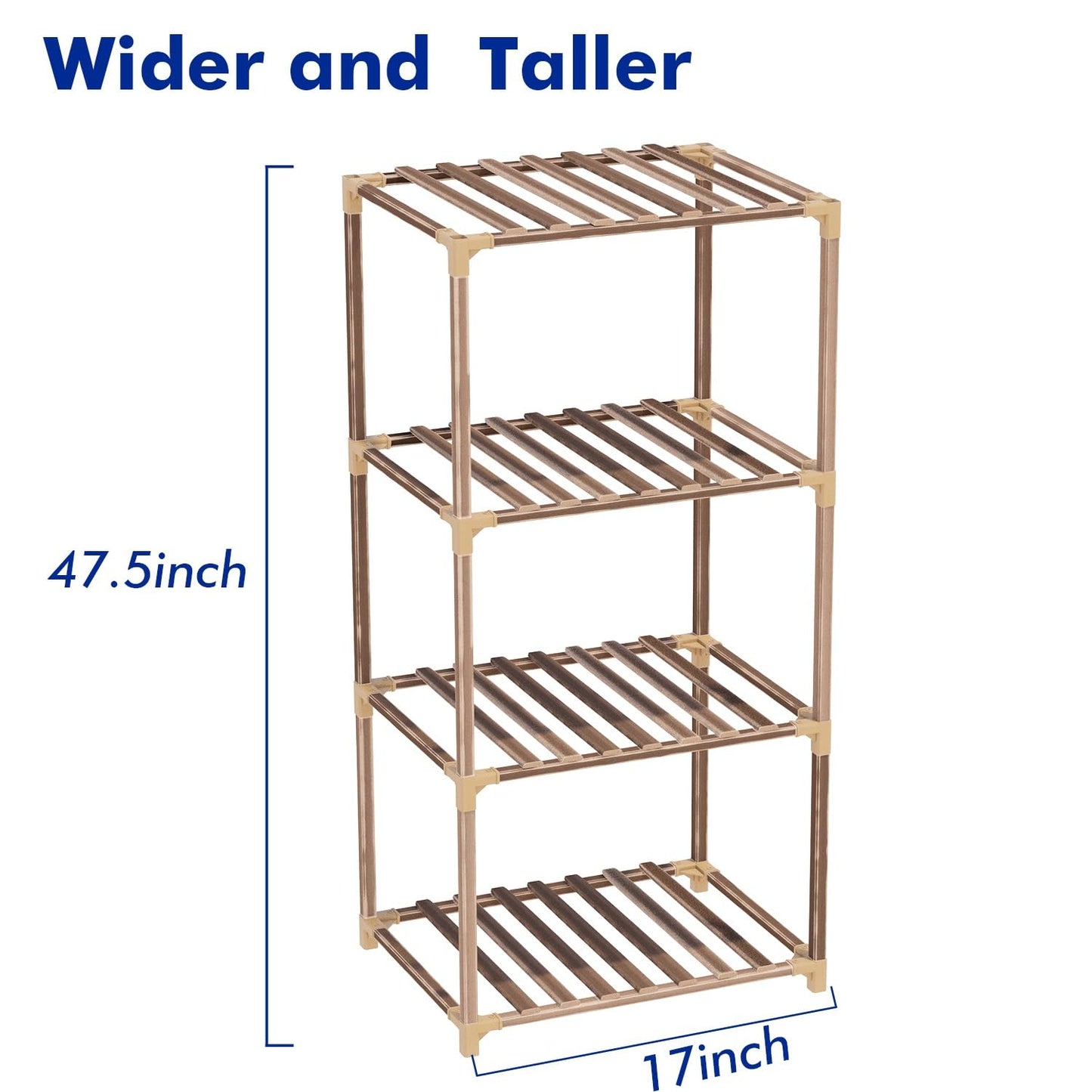 New England 4-Tier Wooden Plant Stand for Indoor/Outdoor Use, Perfect for Living Room, Patio, or Balcony - Supports Multiple Plants, Ideal Gift for Plant Lovers