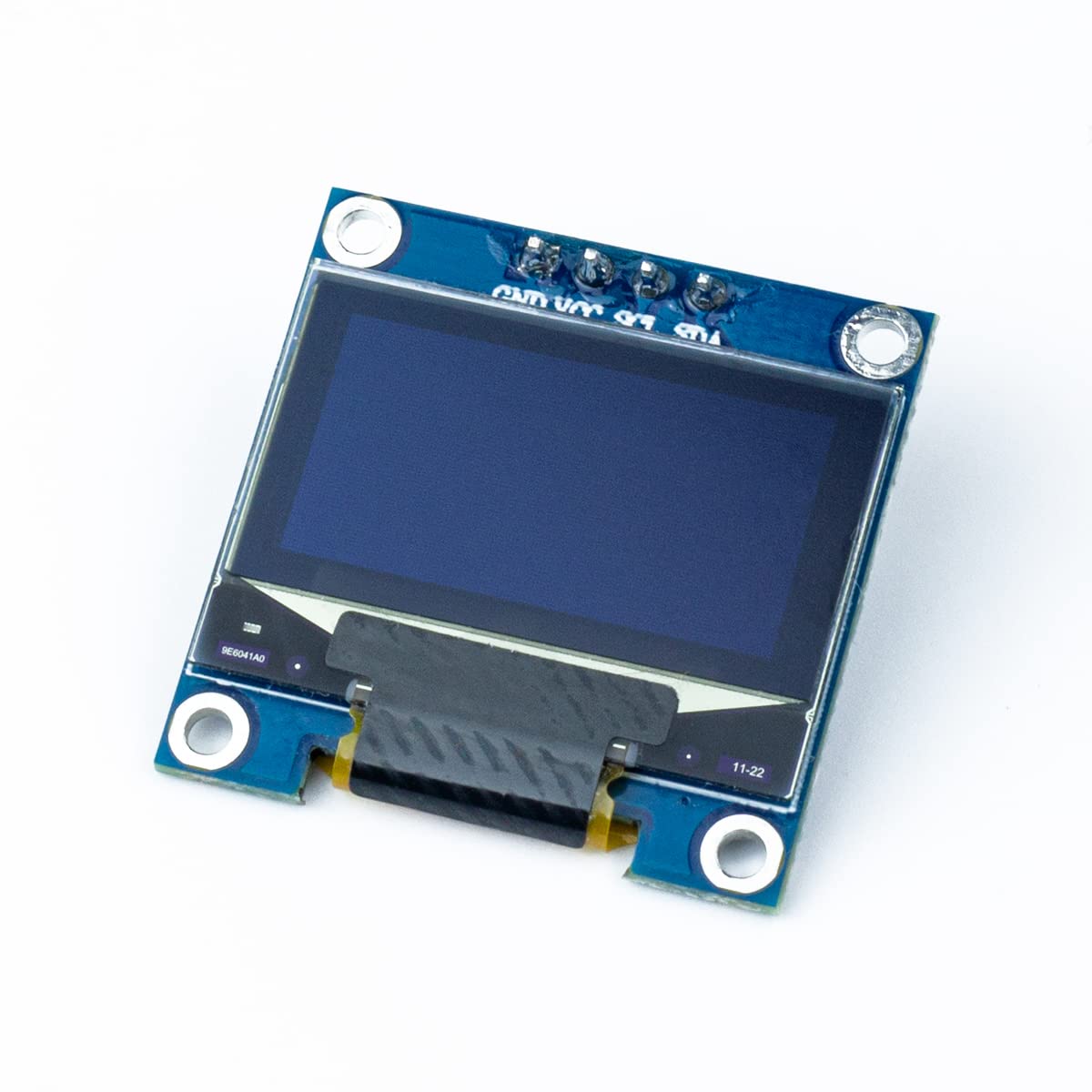 Hosyond 5 Pcs 0.96 Inch OLED I2C IIC Display Module 12864 128x64 Pixel SSD1306 Mini Self-Luminous OLED Screen Board Compatible with Arduino Raspberry Pi (White)