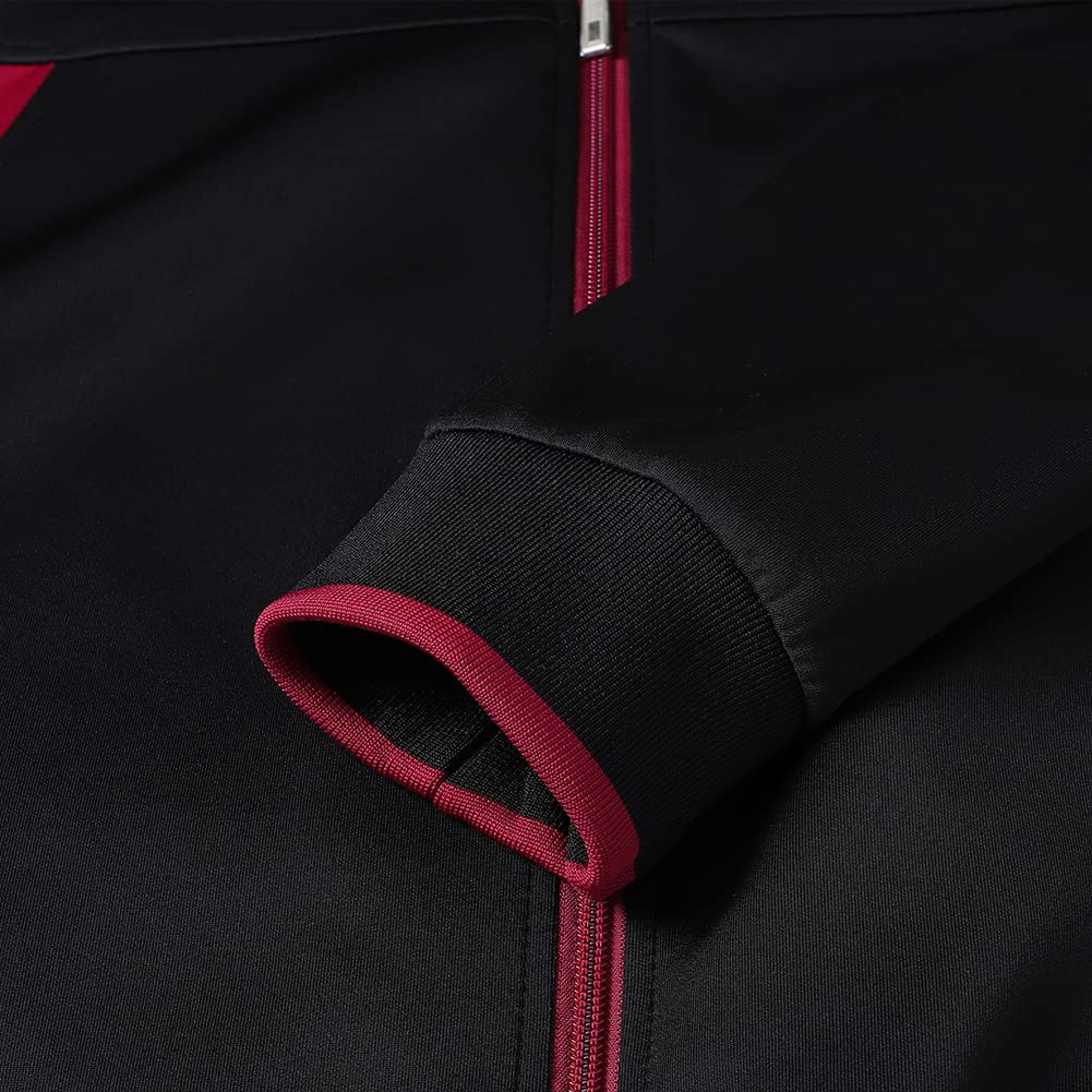 PUMPITU Men's Casual Athletic Tracksuit Long Sleeve Sweatsuit Set Full Zip Running Sports Jacket and Pants 2 Piece Outfits