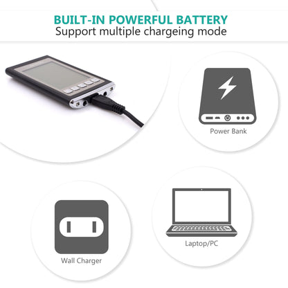 NueMedics Tens 12-Mode TENS & EMS Rechargeable Muscle Stimulator – Dual-Channel Portable Pain Relief Massager with Reusable Pads, Timer & LCD Display
