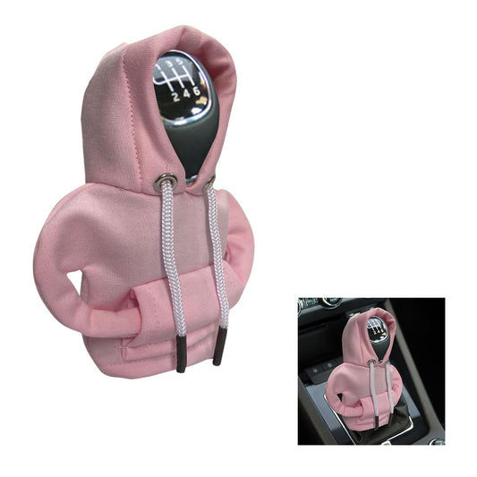 JOYCOURT Car Gear Shift Hoodie, Fashionable Gear Shift Knob Cover, Mini Hoodie for Auto Shifter, Auto Interior Cute Gadgets, Universal Car Decoration Accessories