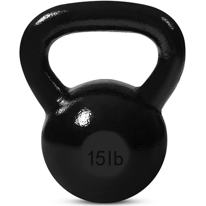 JFIT Kettlebell Weights Cast Iron, 15 LB