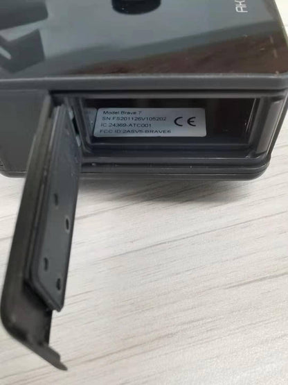 AKASO Brave 7 4K30FPS 20MP WiFi Action Camera with Touch Screen IPX8 33FT Waterproof Camera EIS 2.0 Zoom Support External Mic Voice Control with 2X 1350mAh Batteries Vlog Camera