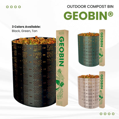 Presto Products Geobin Compost Bin - 246 Gallon, Expandable, Easy Assembly, Made in The USA, Outdoor & Backyard Composter