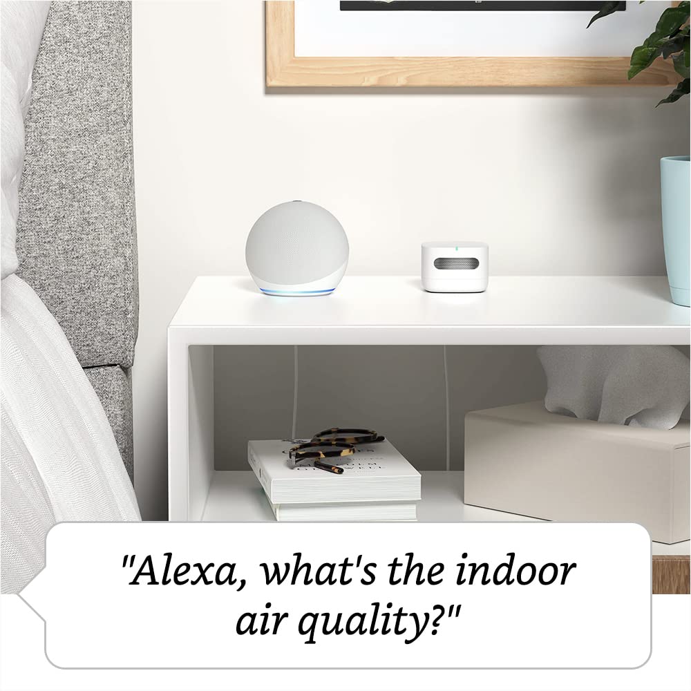 Amazon Smart Air Quality Monitor – Know your air, Works with Alexa