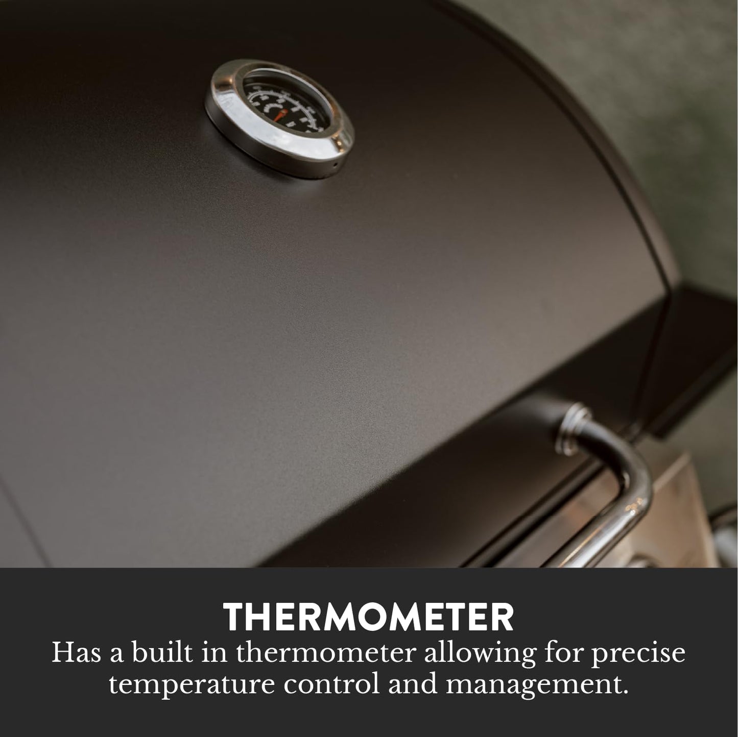 GasOne GP-1030S One 3 Burner Stainless Steel– Outdoor Cabinet Style with Wheels-High-Temperature Paint Coating Gas BBQ Grill – Elegant and Luxurious Design, Black