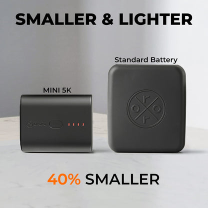 ORORO Ultra-Compact Rechargeable Battery for Heated Vests, Heated Jackets, Heated Hoodies and Heated Cushion