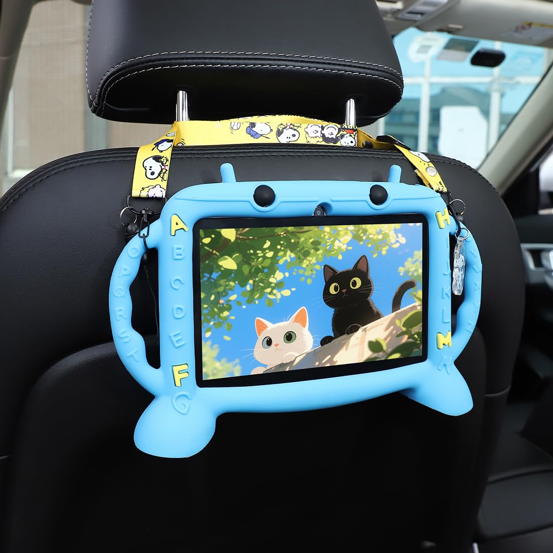 MengDash Kids Tablet, 7 inch Tablet for Kids 3-10, Educational Learning Toddler Tablet Android 11, 3GB RAM+32GB ROM Storage, Google Play YouTube (Blue)