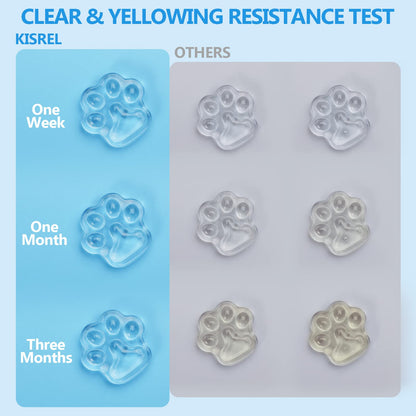 KISREL UV Resin 300g - Upgraded UV Resin Kit, Hard Type Crystal Clear Ultraviolet Curing UV Epoxy Resin for Craft Jewelry Making