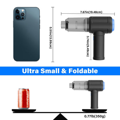 Meudeen Air Duster - Computer Vacuum Cleaner - for Keyboard Cleaning - Cordless Canned Air - 110000RPM Powerful PC Cleaner(VC08)