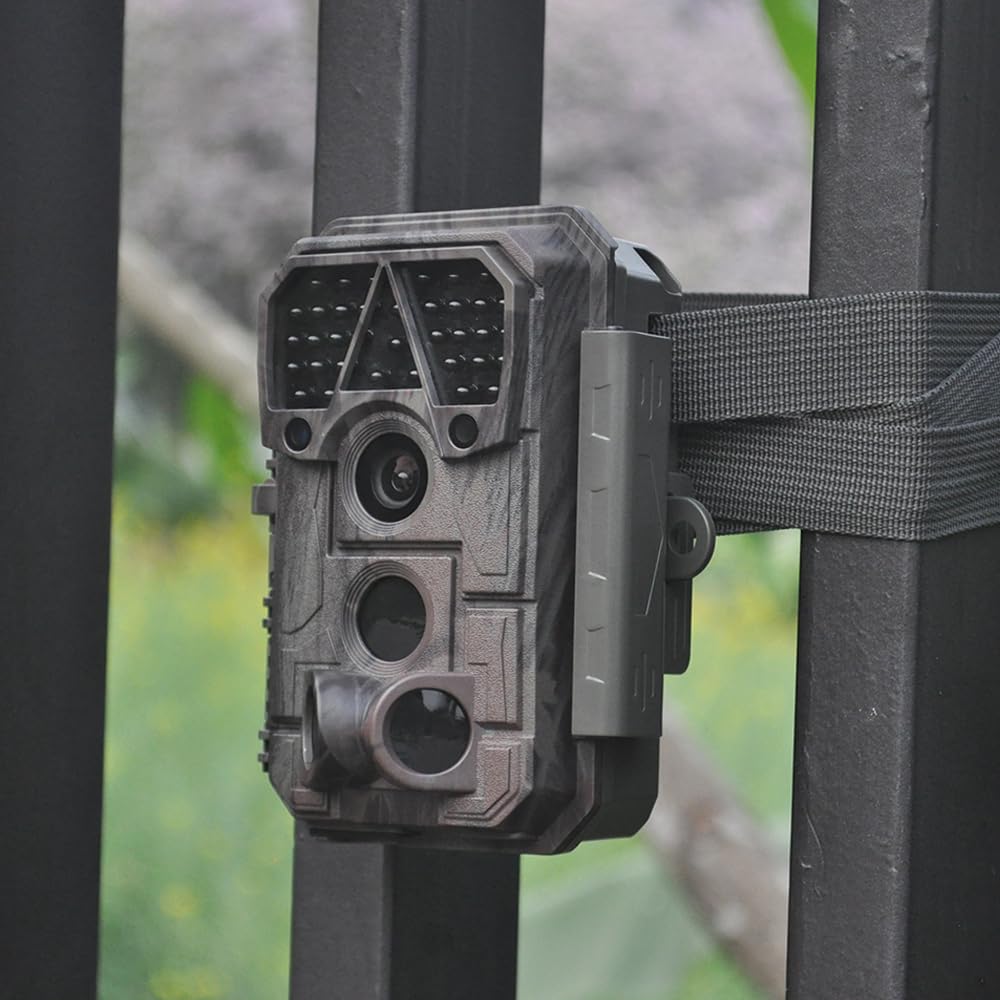 Meidase P70 Trail Camera, 64MP 1296p, Game Cameras with No-Glow IR Night Vision, Motion Activated, Waterproof for Wildlife Deer Cams, Hunting