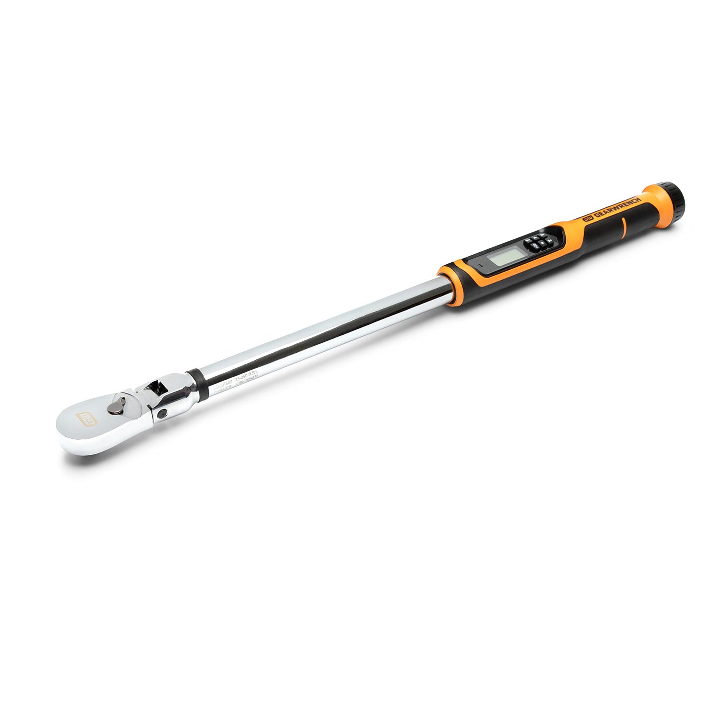 GEARWRENCH "1/2" Flex Head Electronic Torque Wrench with Angle 25-250 ft/lbs. - 85079