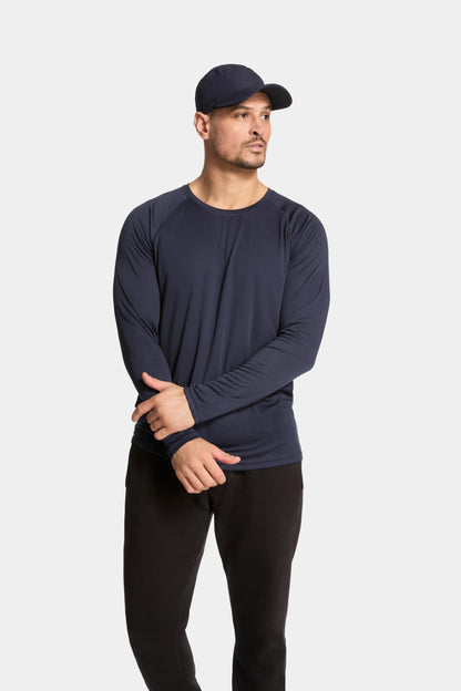 MISSION Cooling UPF Performance Hat - Unisex One Size Cap for Workouts, Golf & Running - Sweat & Water Activated Technology (Navy)