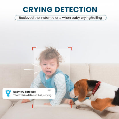 litokam 5MP Indoor Security Camera, 5G/2.4G WiFi Home Security Cameras with Phone App, Pet Cam for Baby Monitor with AI Motion Detection & 2-Way Audio, Night Vision, Compatible with NVR/Alexa