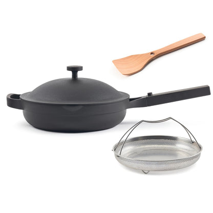 Our Place Always Pan 2.0-10.5” (2.6 Qt) Nonstick, Toxin-Free Ceramic Cookware | Patented 10-in-1 Aluminum Frying & Sauté Pan | Safe for Oven, Induction & All Cooktops up to 450°F | Char