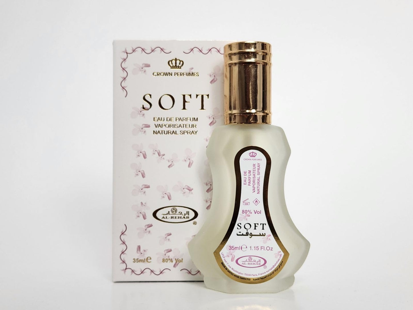Al Rehab Soft Arabian Perfumes for Women - Eau de Parfum for Women Spray 35ml- Experience a Captivating & Long Lasting Perfume - Indulge in an Unforgettable Womens Perfume, Crafted for Elegance.