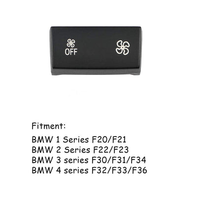 Jaronx for BMW A/C Climate Control Panel Fan Speed Button Replacement,fit for BMW 1' F20/F21,2' F22/F23,3' F30/F31/F34/F35,4' F32/F33/F36 (1 PCS)