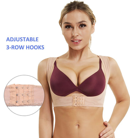 JOYSHAPER Chest Brace Up for Women Posture Corrector Bra Open Front Shaper Back Support Vest