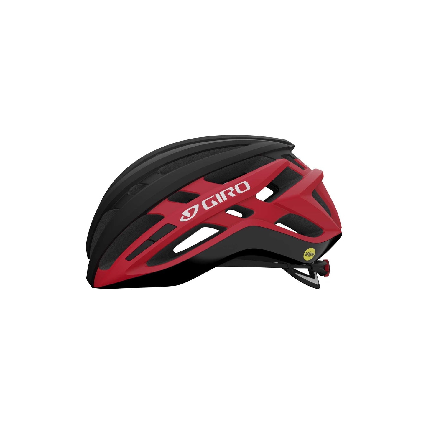 Giro Agilis MIPS Mens Road Cycling Helmet - Matte Black/Bright Red (2022), Large