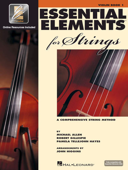 Essential Elements for Strings – Violin Book 1 with EEi Online Resources | Violin Method Book and Sheet Music for Students and Teachers | Comprehensive String Method – Newer 2025 Edition Available