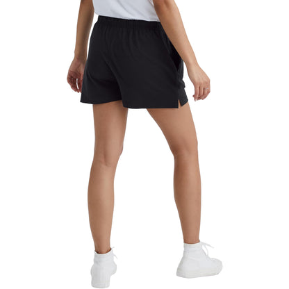 Hanes Originals, Cotton Jersey, Gym Shorts for Women, 2.5", Black