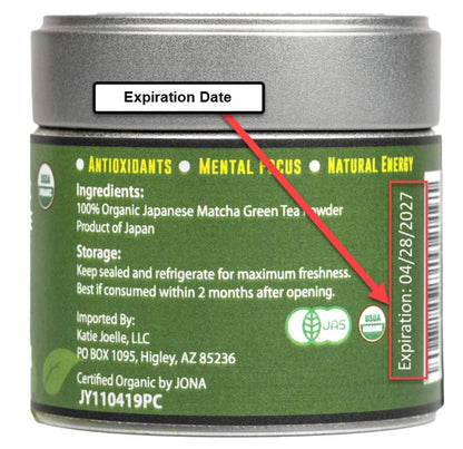 Kyoto Dew Matcha – Organic Premium Ceremonial Grade Japanese Matcha Green Tea Powder – No Fillers, Zero Sugar – USDA & JAS Certified, 30g (1oz) Tin