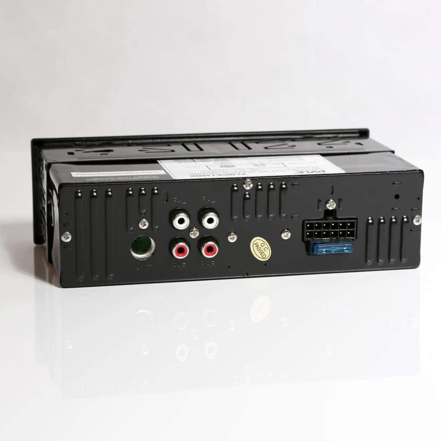 Pyle Marine Headunit Receiver Speaker Kit - In-Dash LCD Digital Stereo Built-in Bluetooth & Microphone w/ AM FM Radio System 5.25’’ Waterproof Speakers (2) MP3/SD Readers & Remote Control-PLMRKT46BK