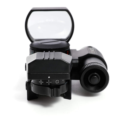 Pinty Red Dot Sight with Integrated Red Laser Sight, Reflex Sight Optics 4 Pattern Reticle