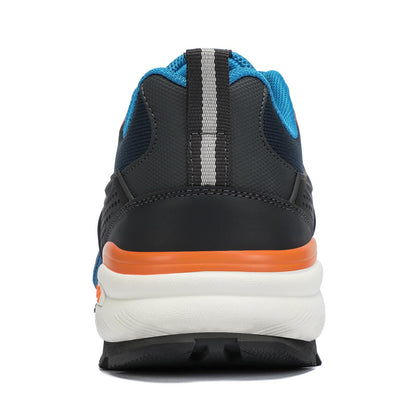 Kricely Men's Walking Shoes Breathable Trail Running Shoes for Men Lightweight Fashion Sneakers for Outdoor Sports Gym Jogging Peacock Blue Size 11.5