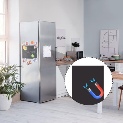 60 Sheet Meal Planner for Fridge, Magnetic Weekly Meal Planner & Grocery List with Tear-off Shopping List for Meal Prep, 7x10''-Flower Design