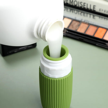 Mrsdry Travel Bottles for Toiletries, Tsa Approved 2oz Travel Bottles, BPA Free Leak Proof Travel Size Toiletry Containers, Refillable Travel Accessories with Toiletry Bag for Shampoo Liquid (4 Pack)