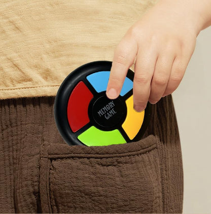 Light Up Memory Game Handheld Electronic Toys Color Memorizing Classic Board Games Quiz Game with Lights and Sounds (907) (907)