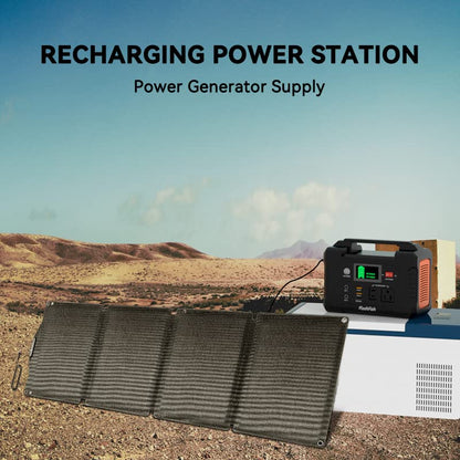 200W 151Wh Portable Power Station + 60W 18V Foldable Solar Panel