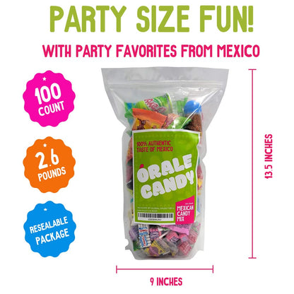 Mexican Candy Mix Assortment, Dulces mexicanos, Includes Vero mango, Salsaghetti, Peloneta, Pelon pelo rico, bulk candies, pulparindo, candy box variety pack