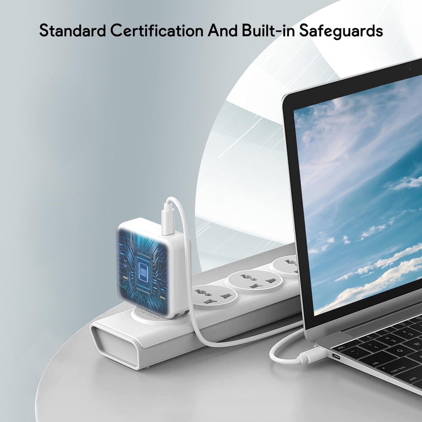 Mac Book Pro Charger - 96W USB C Charger Fast Charger for USB C Port MacBook pro & MacBook Air, ipad Pro, Samsung Galaxy and All Type C Device, 6.6 ft USBC Cable Included