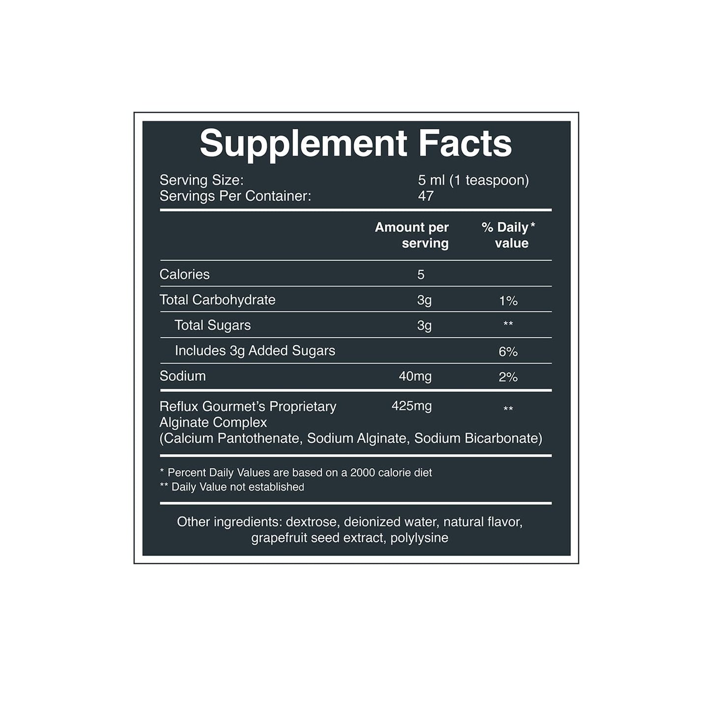 REFLUX GOURMET Natural Heartburn Acid Reflux Relief Support Supplement for GERD, LPR, Indigestion, Aid for Intermittent Fasting, Alginate Therapy, Made in The USA, Vanilla Caramel