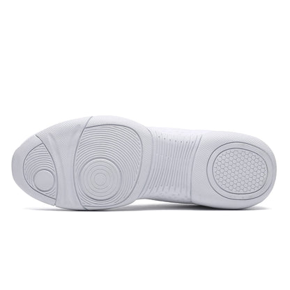 LANDHIKER White Cheer Shoes Girls Youth Cheerleading Shoes Fashion Sports Shoes Training Athletic Shoes Flats Dance Girls Size