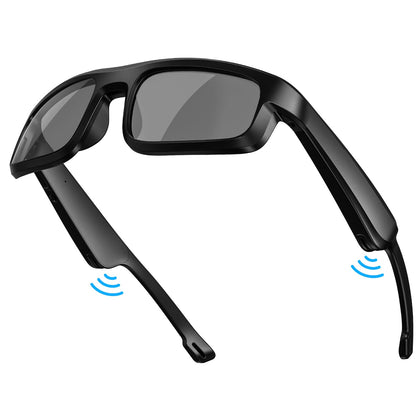 LVTEL Smart Glasses, Polarized Bluetooth Sunglasses, Built-in Mic & Speakers, Voice Assistant, UV Protection Audio Sun Glass