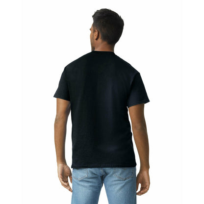 Gildan Men's Ultra Cotton T-Shirt, Style G2000, Multipack, Black (2-Pack), X-Large