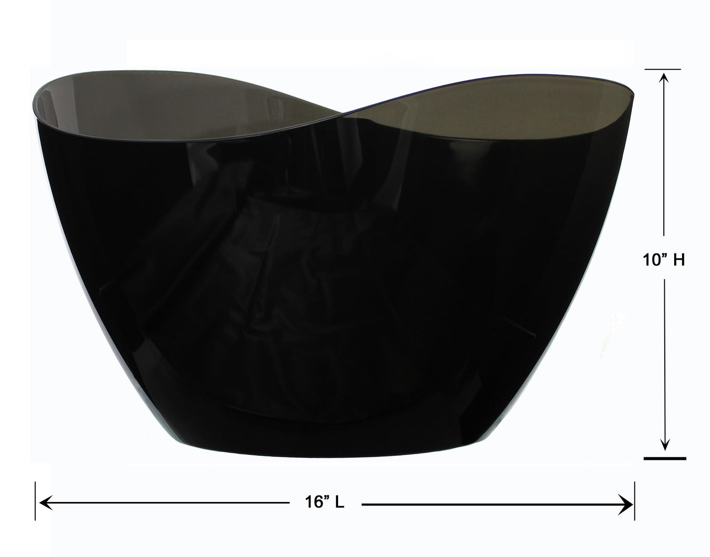 Prodyne WAVE Beverage Tub, Black