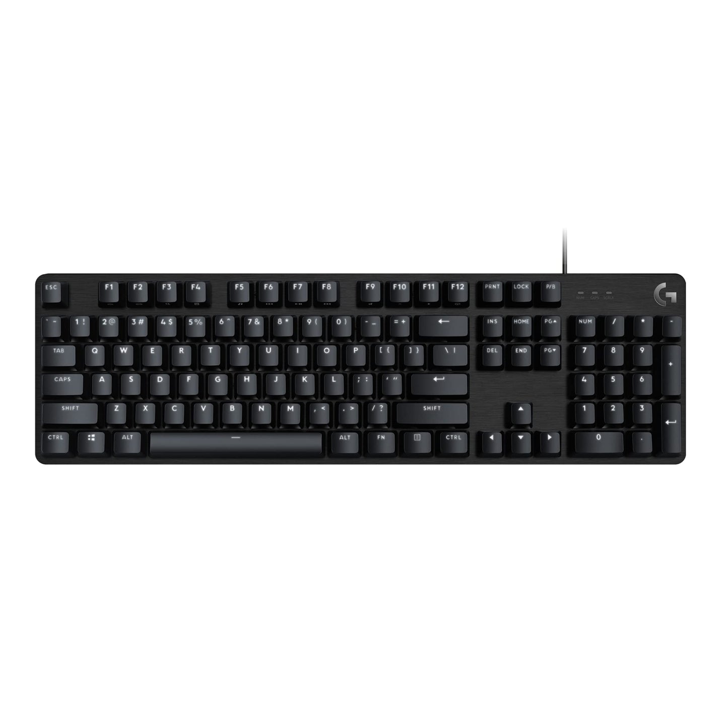 Logitech G413 SE Full-Size Mechanical Gaming Keyboard - Backlit Keyboard with Tactile Mechanical Switches, Anti-Ghosting, Compatible with Windows, macOS - Black Aluminum