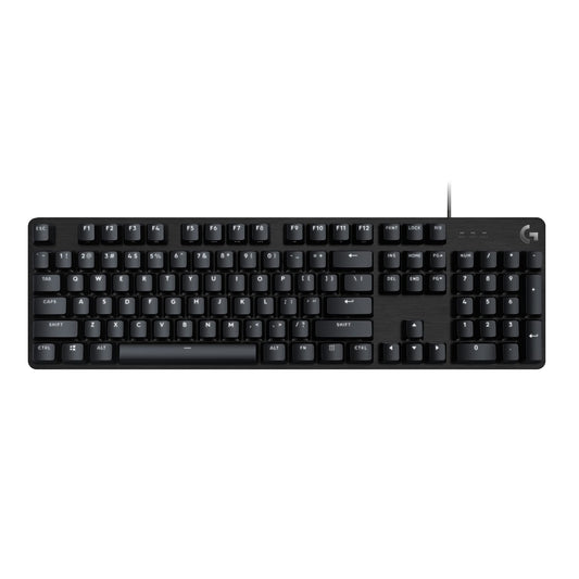 Logitech G413 SE Full-Size Mechanical Gaming Keyboard - Backlit Keyboard with Tactile Mechanical Switches, Anti-Ghosting, Compatible with Windows, macOS - Black Aluminum
