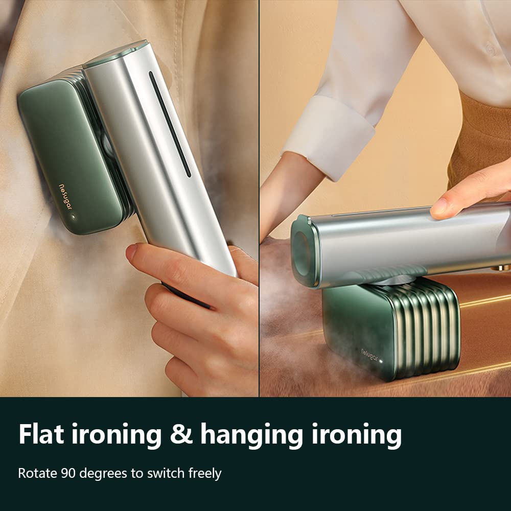 Nesugar Steamer for Clothes Steamer, Fashion Portable Handheld Garment Steamer, 0.8lbs Lightly, 15s Fast Heat-up, 10 Minutes of Continuous Steam, Light Mini Steam Iron for travel and home(100-120V)