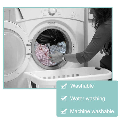 OWLOWLA 2Pack Nursing Pillow Cover White&Khaki Nursing Covers Set Breastfeeding Pillow Slipcover Fits Naked Nursing Pillow for Baby Boy Girl(White/Khaki)