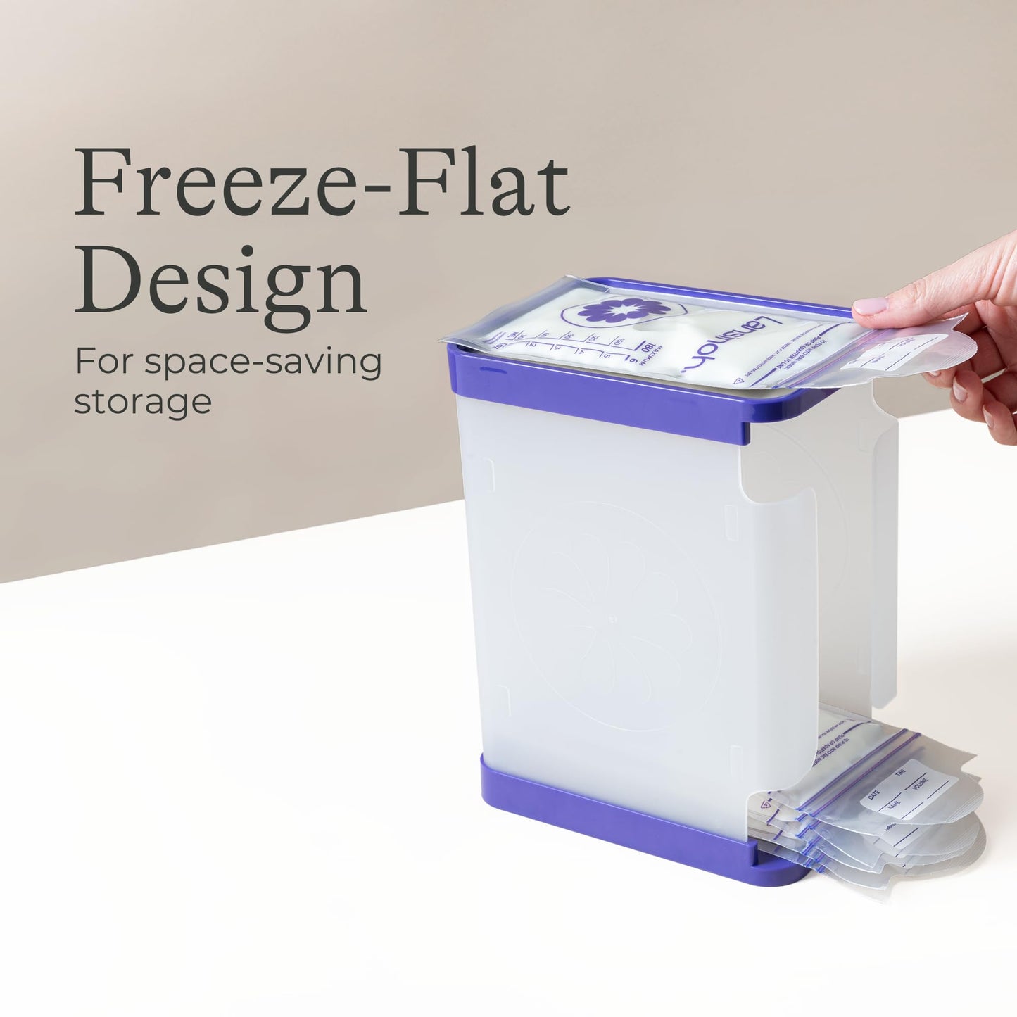 Lansinoh Breastmilk Storage Bags, 100 Count, Baby Essentials, Fast Freeze & Thaw Breast Milk Bags for Baby Bottle Feeding, Superior Strength & Stretch, 6 Ounce