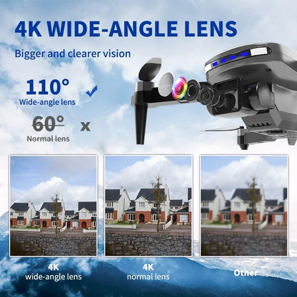 Drone, Drones with camera for adults 4k, Drones for kids 8-12, Brushless Motor, FPV Foldable Drone, Carrying Case, 40 mins Battery Life, Christmas gifts, 360° Flip, APP Control