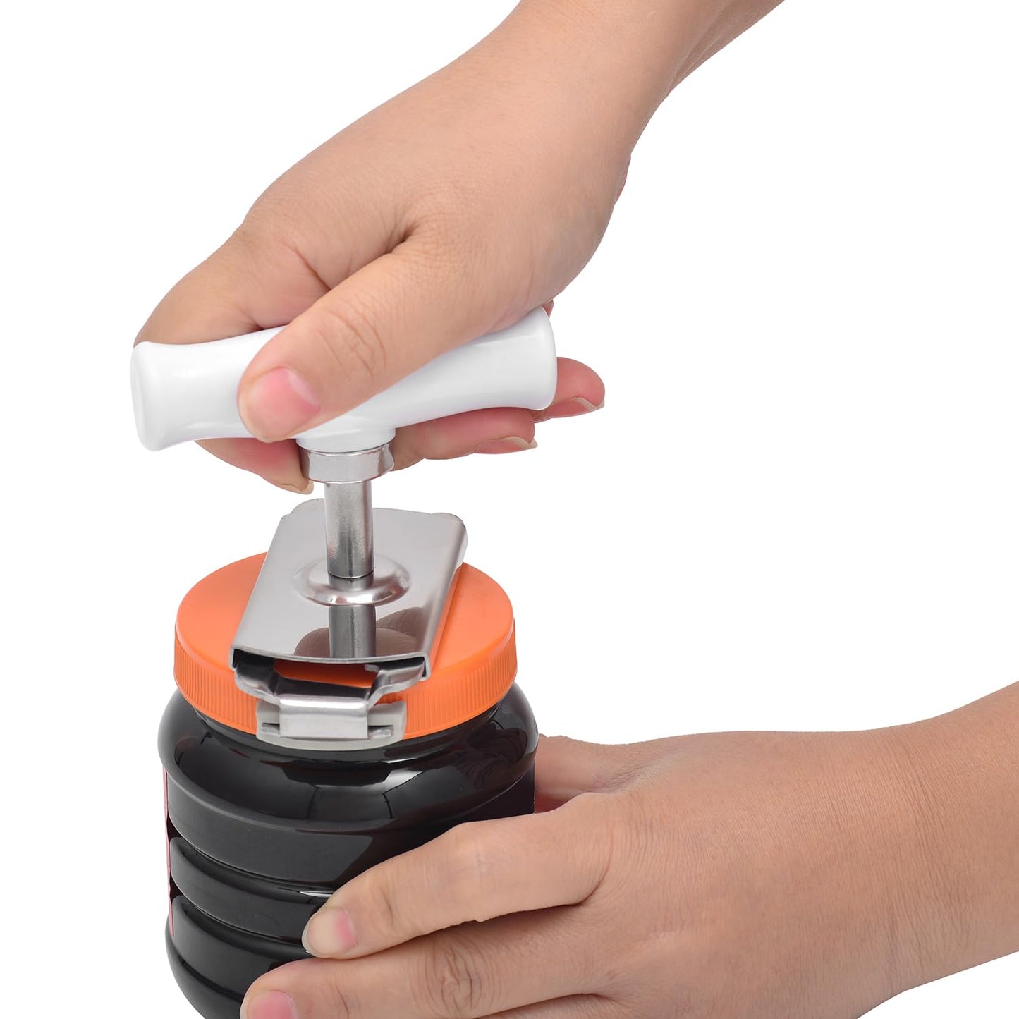 Kichwit Jar Opener for Weak Hands, Jar Bottle Opener for Seniors with Arthritis, Bottle Opener Keychain Included